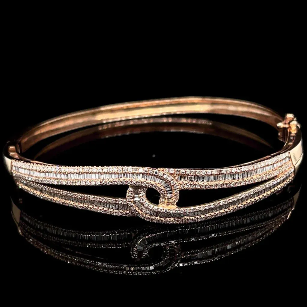 PREORDER | Rose Infinity Diamond Bracelet 14kt