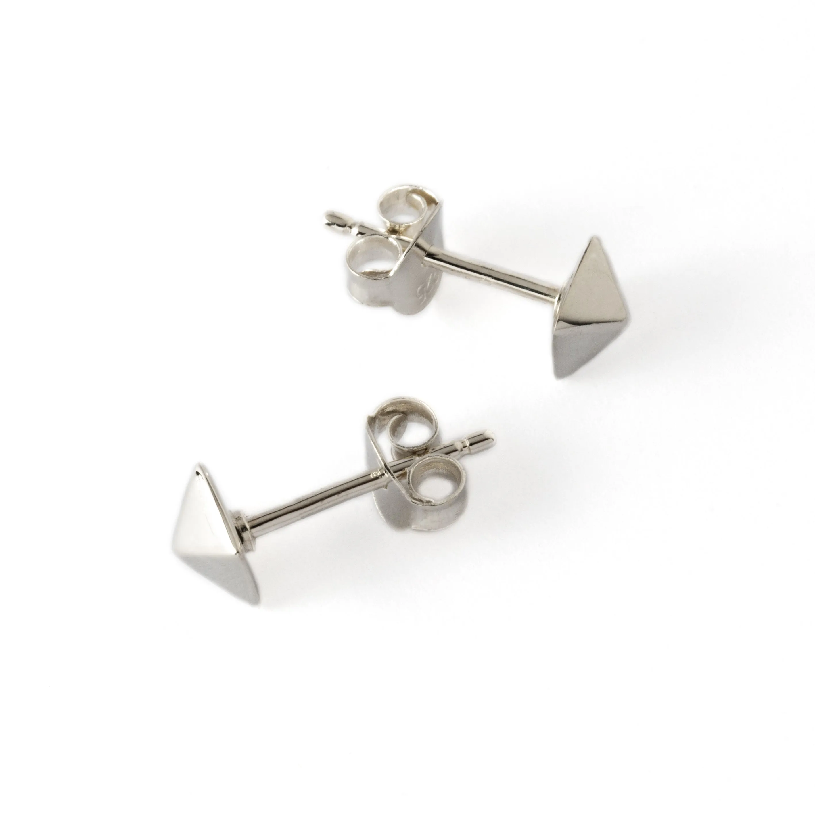 Pyramid Stud Earrings