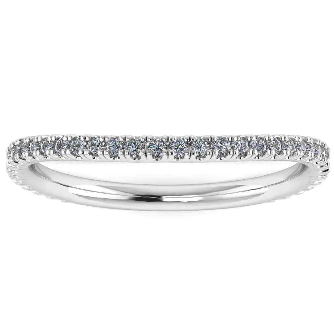 "Immy" Irregular Subtle Shaped 0.40ct Diamond Eternity Ring ET39