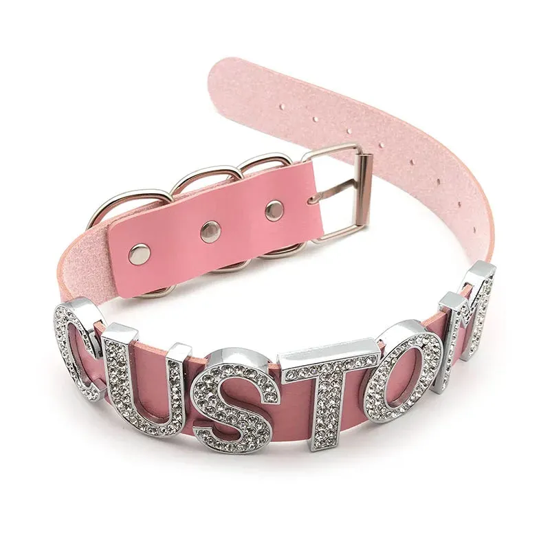 Rhinestone Custom Collar