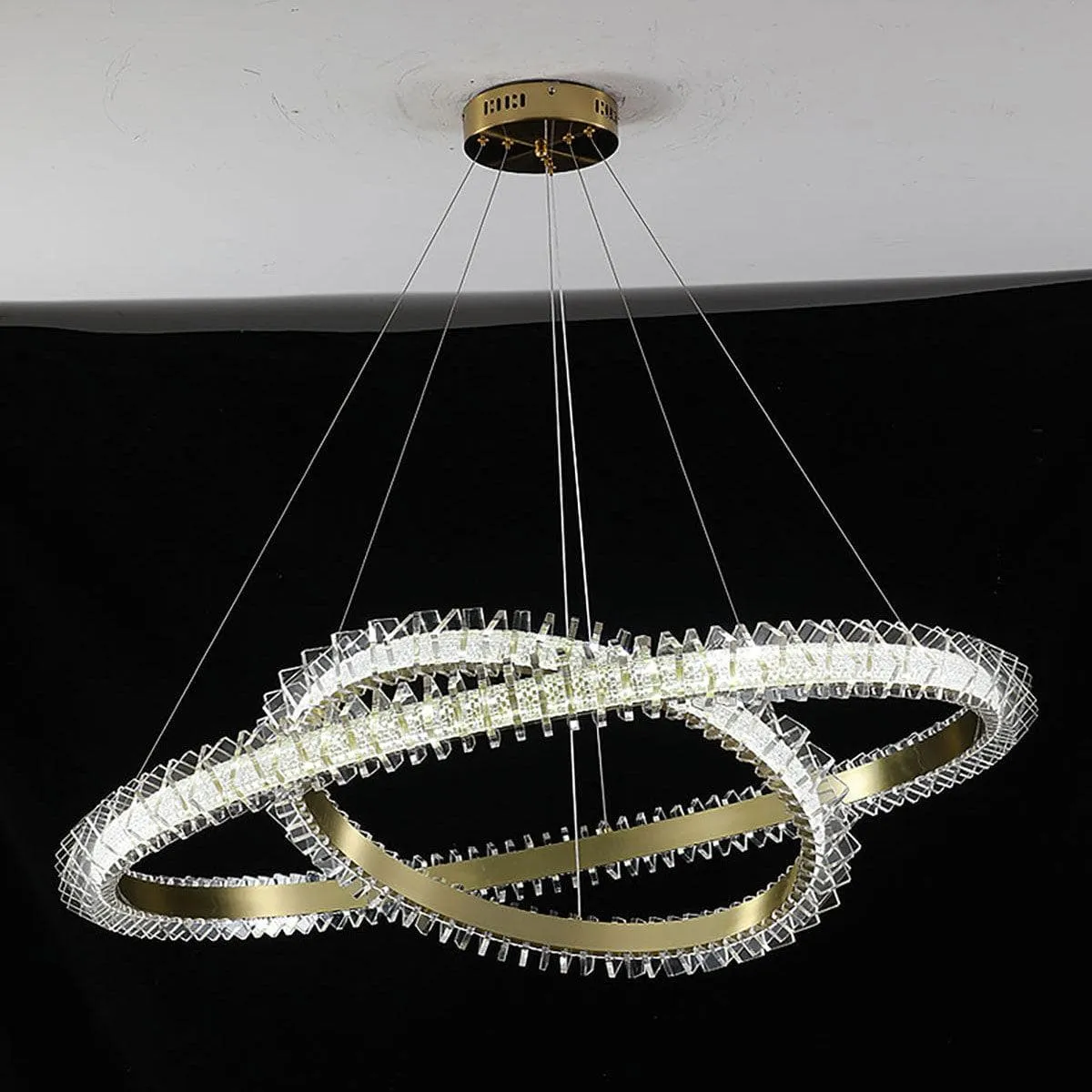 Ring Crystal Chandelier | Luxury Round Chandelier