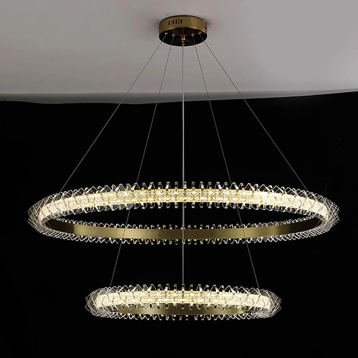 Ring Crystal Chandelier | Luxury Round Chandelier