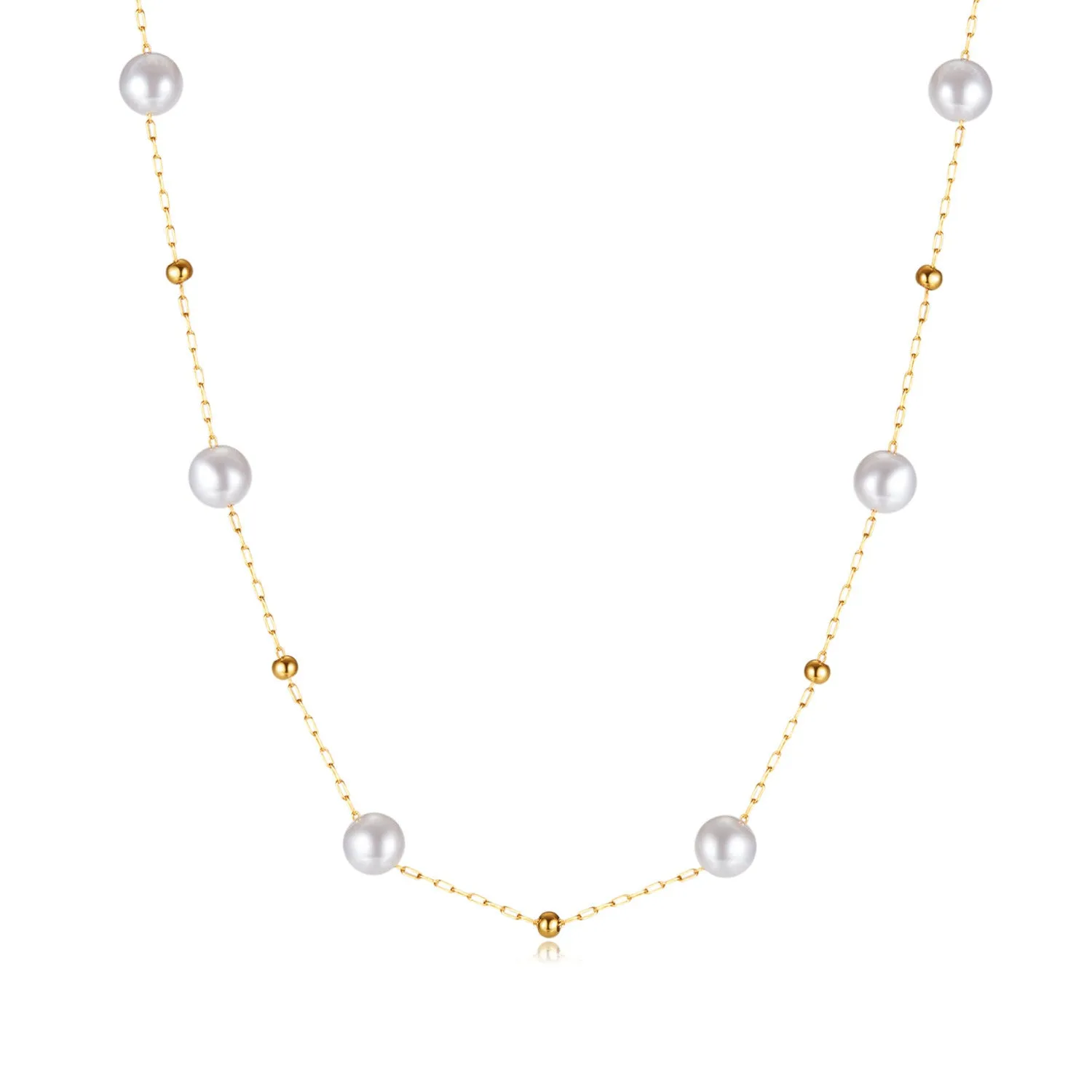 Romantic Chic Pearl Necklace