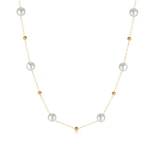 Romantic Chic Pearl Necklace