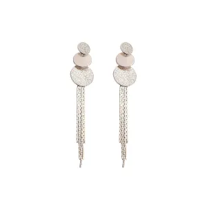 Shine Discs Chandelier Gold Earring