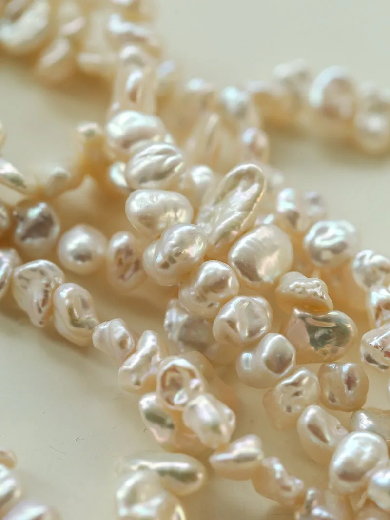 Simple Special-shaped Baroque Pearl Necklace