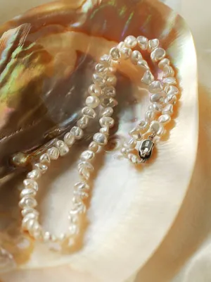 Simple Special-shaped Baroque Pearl Necklace