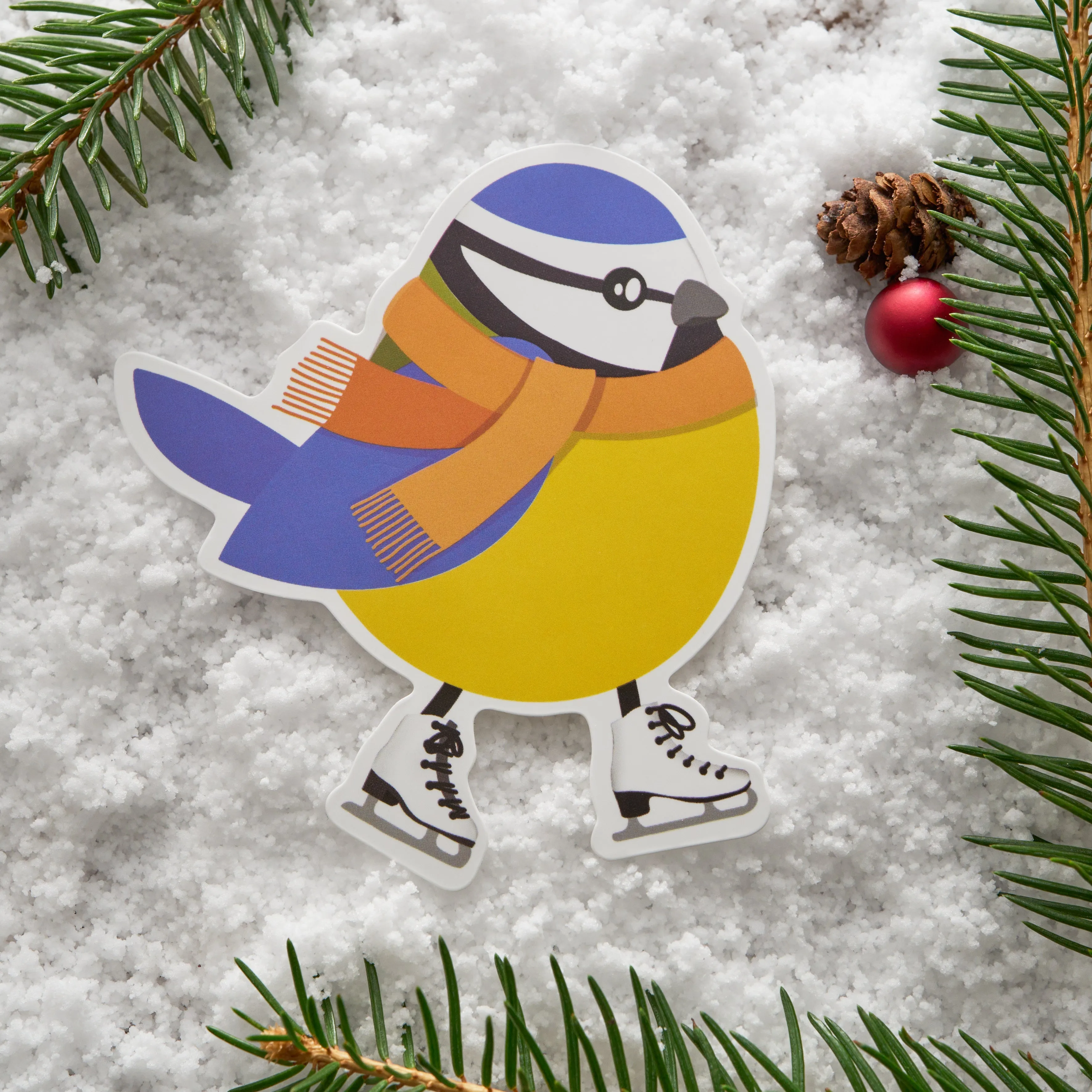 Skating Birdie Friends Sticker Pack (6pcs)