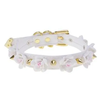 Spiked Floral Collar