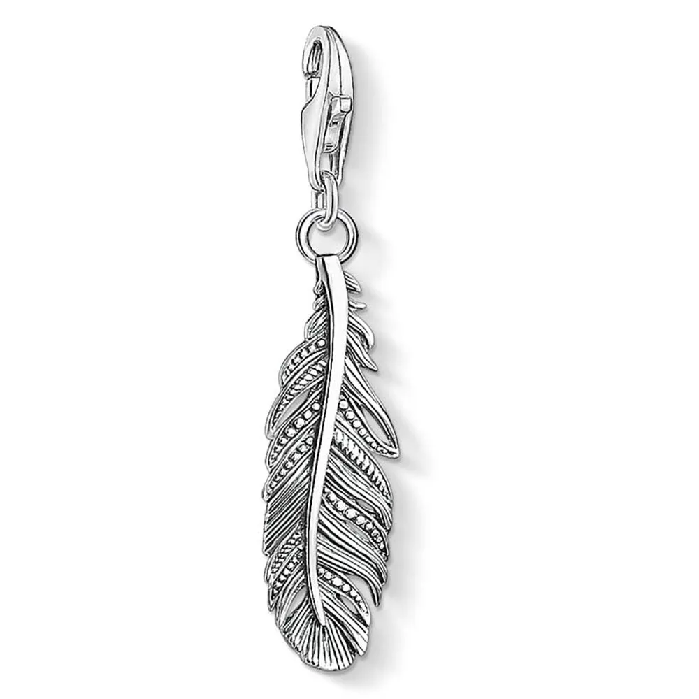 Sterling Silver Thomas Sabo Charm Club Feather