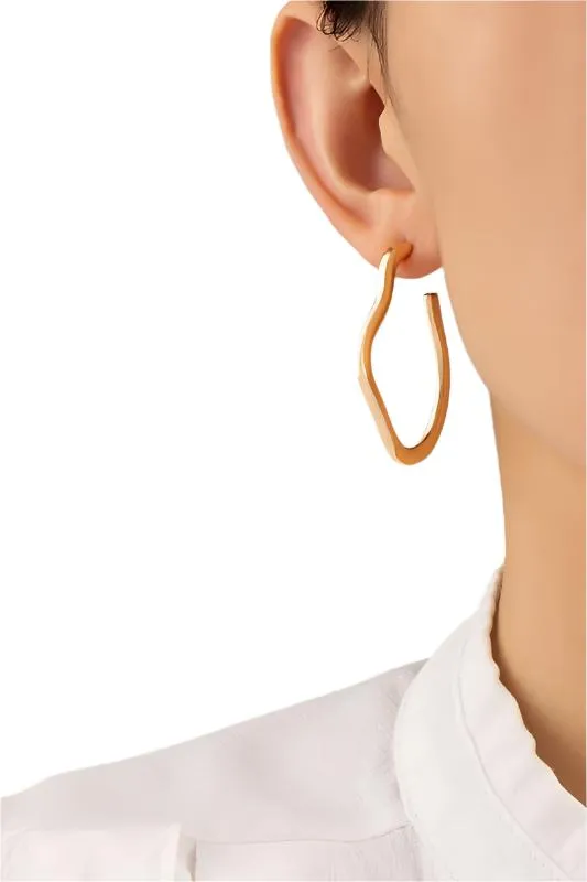 TEEK - Irregular Shape Hoop Earrings