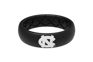 Thin College North Carolina Black/Black - White Logo