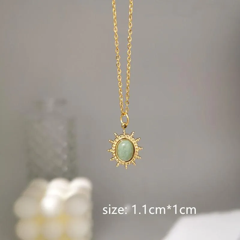 Vintage Water Drop Pendant Necklace