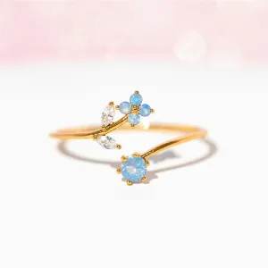 Wandering Blossom Adjustable Ring