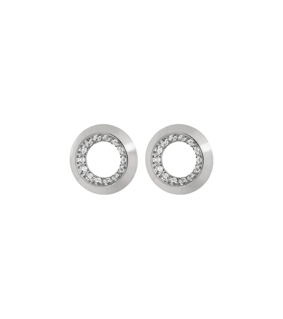 Zinnia Studs Steel